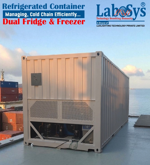 Luxmed Refrigerated Container, Dual Fridge & Freezer - Application: Logistics