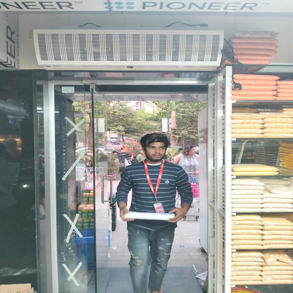 Fedon Air Curtain 6 Feet (1800 Mm) Model 6xln High Speed Commercial Air Door For Hotels, Restaurants & Industrial Entrances - Air Velocity: 21 M/s