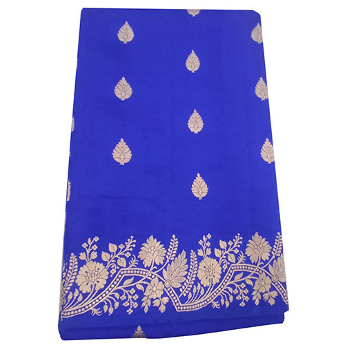 Pure Banarsi Printed Katan Silk Saree - Color: Multicolor