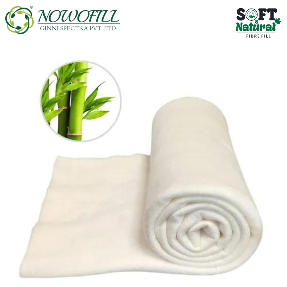Natural Bamboo Wadding - Style: Plain