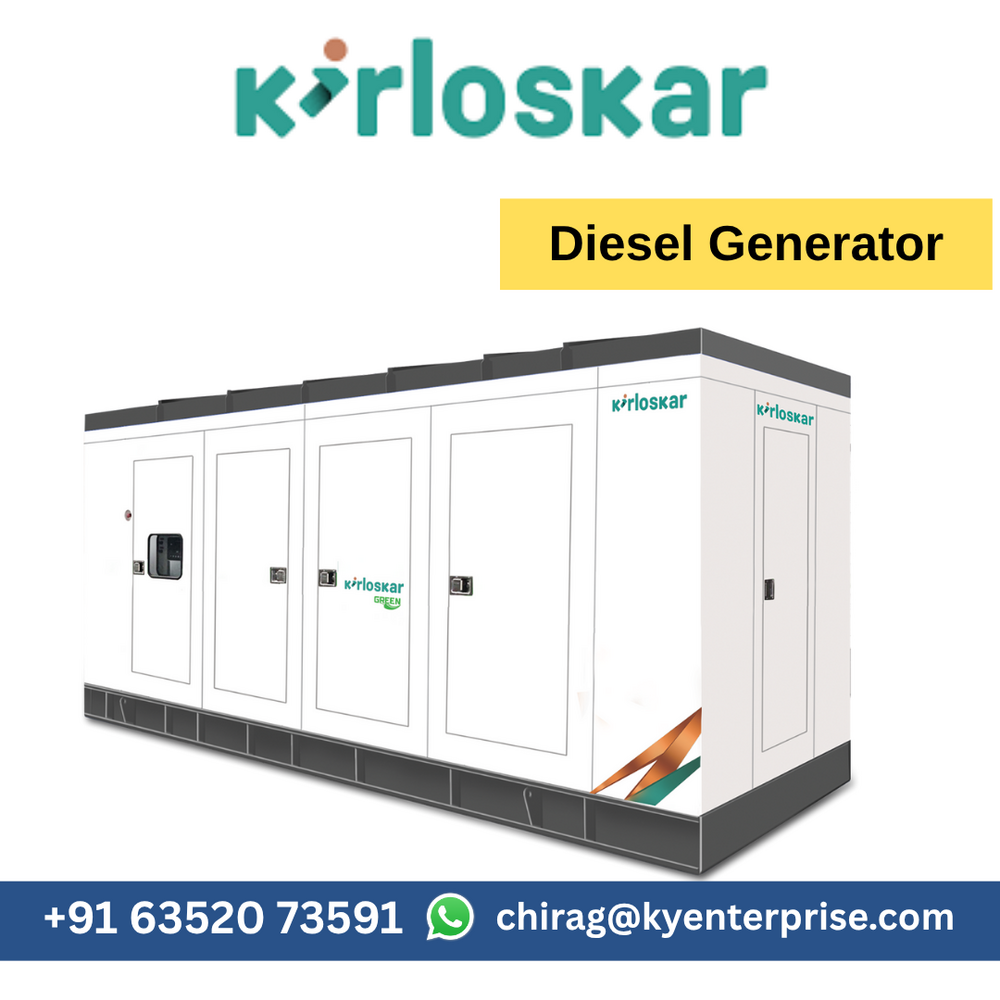Koel Home Generator - 1150x700x780 Mm, Green, 5 Kva Single Phase Ac | Brushless Alternator, Electric Start, Portable With Wheel Kit
