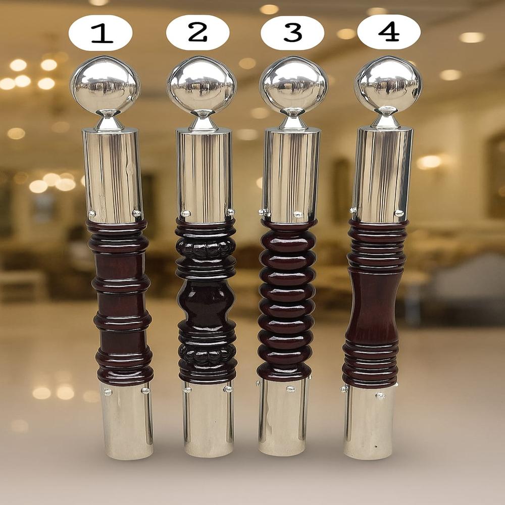stainless wooden pillar