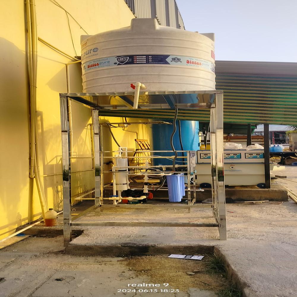 100 Lph Reverse Osmosis Plant