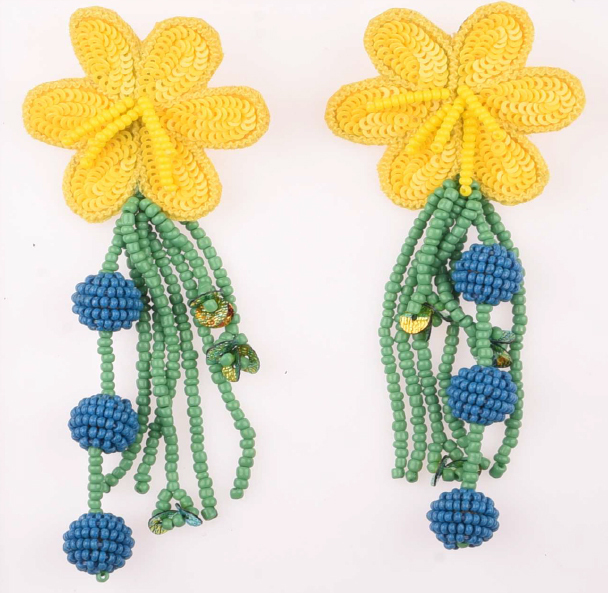 Happy Holidays Earrings - Color: Multicolor