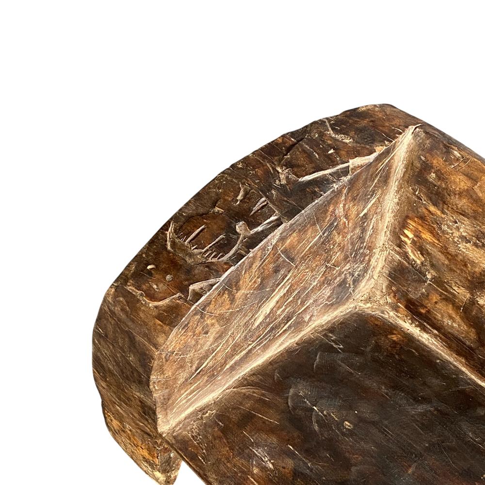 VINTAGE WOODEN NAGA BENCH