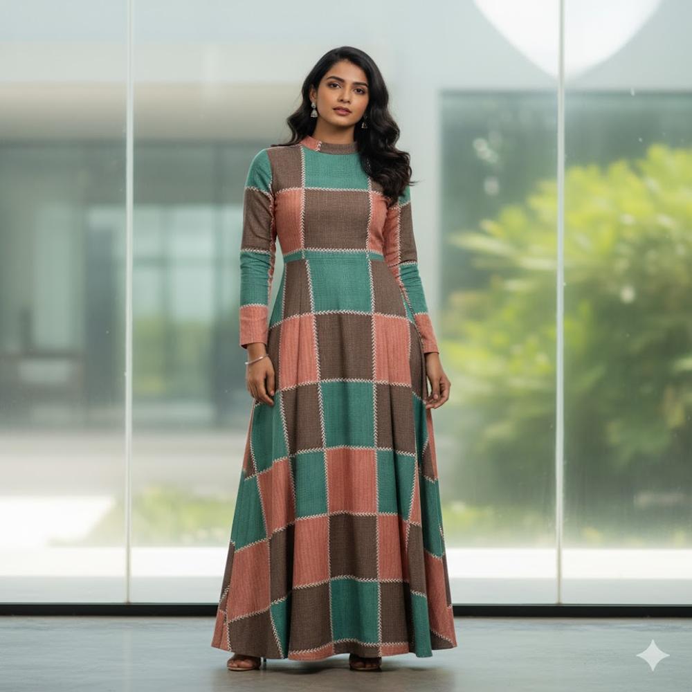 checked fabric for mens shirt