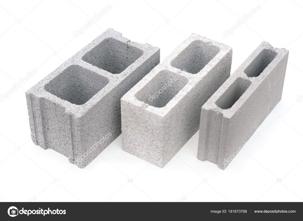 Hollow Concrete Blocks - Color: Grey