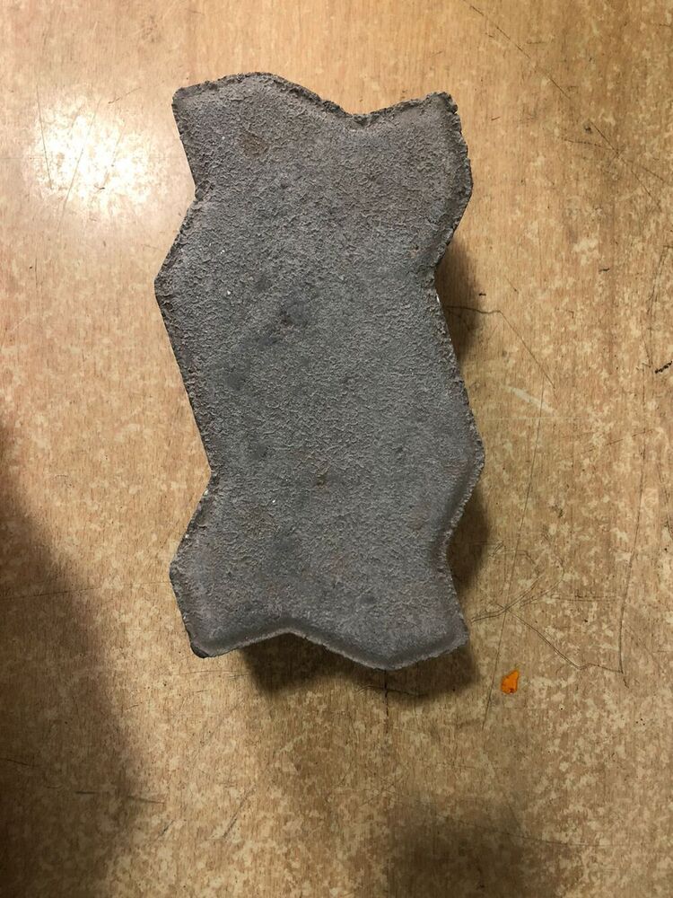 Zigzag Paver Block - Color: Grey