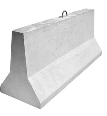 Concrete Divider - Color: Grey