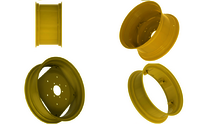 TRACTOR WHEEL  W7 x 24 W8 x 24 W8 x 24 W8 x 24 (GI) W9 x 24 W10 x 24 W10 x 24