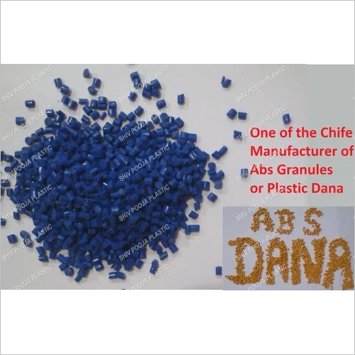 ABS Blue Granules - ABS, Density 1.02 to 1.21 g/cm³, Melting Point 90 to 102°C | Flame Resistant, Chemical Resistant, High Strength Granules