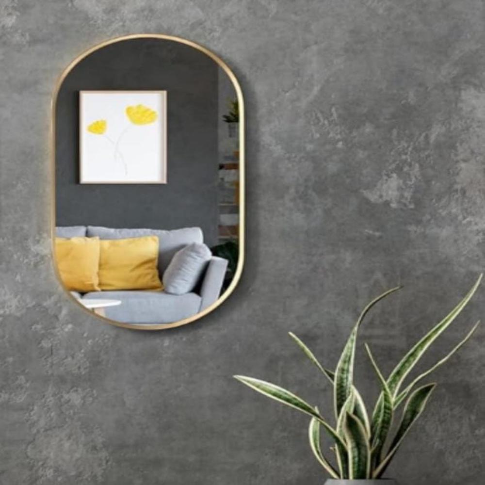 Stylish Capsule Shape Mirror Frame - Application: Home