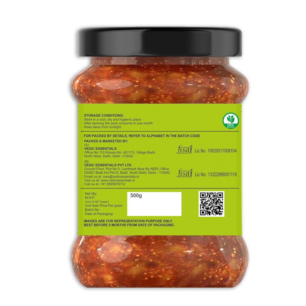 Mango Pickle 500g - Packaging: Bulk