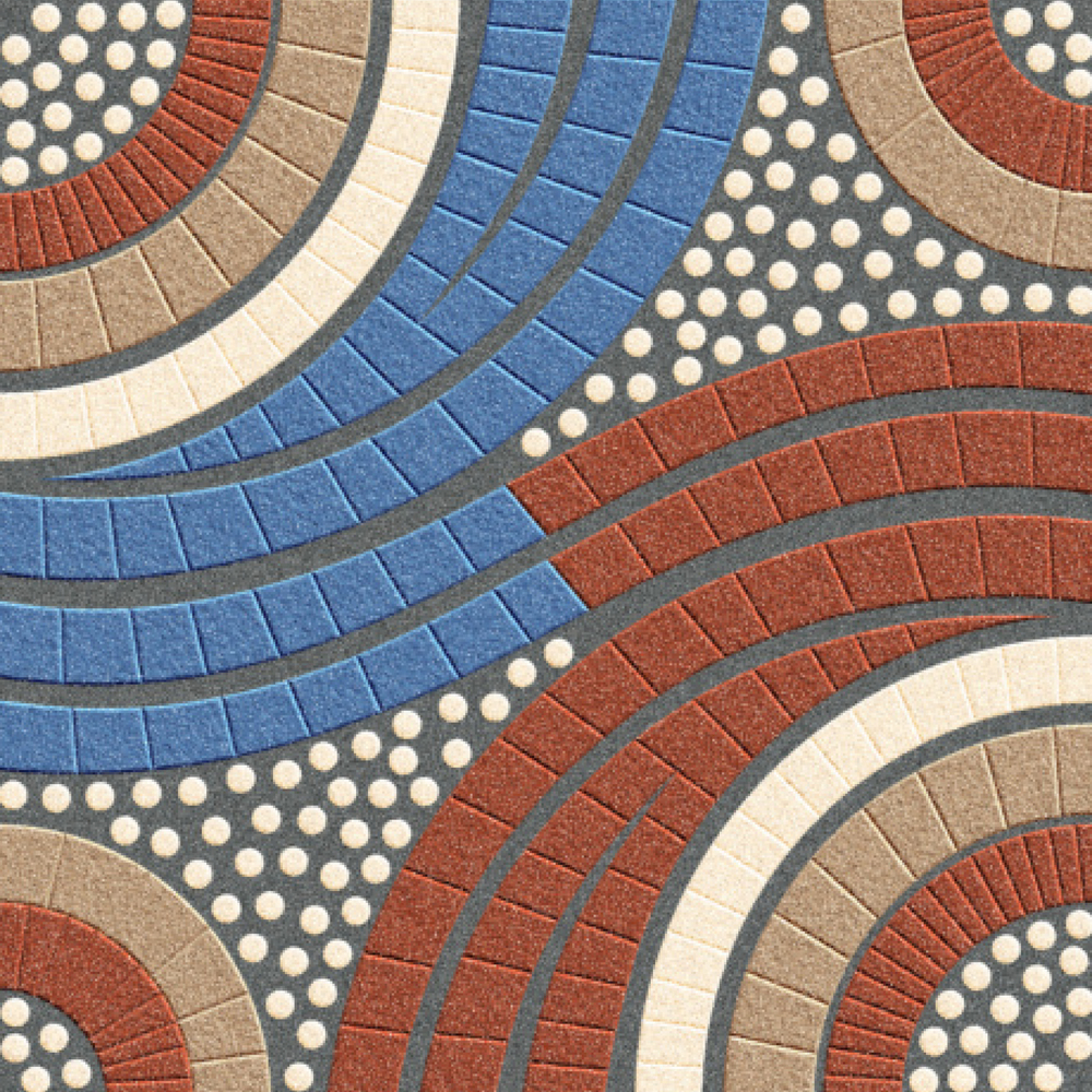 400X400mm Alcano-01 Parking Vitrified Tiles