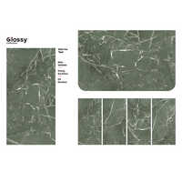 600x1200mm Marmo Teal Digital Vitrified Tiles - Feature: Acid-resistant