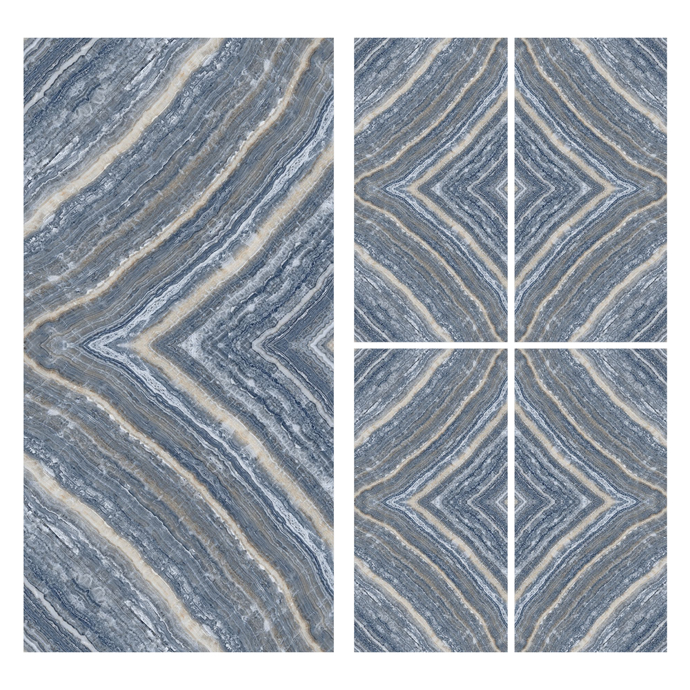 600X1200Mm Britton Navy Digital Vitrified Tiles - Feature: Acid-Resistant
