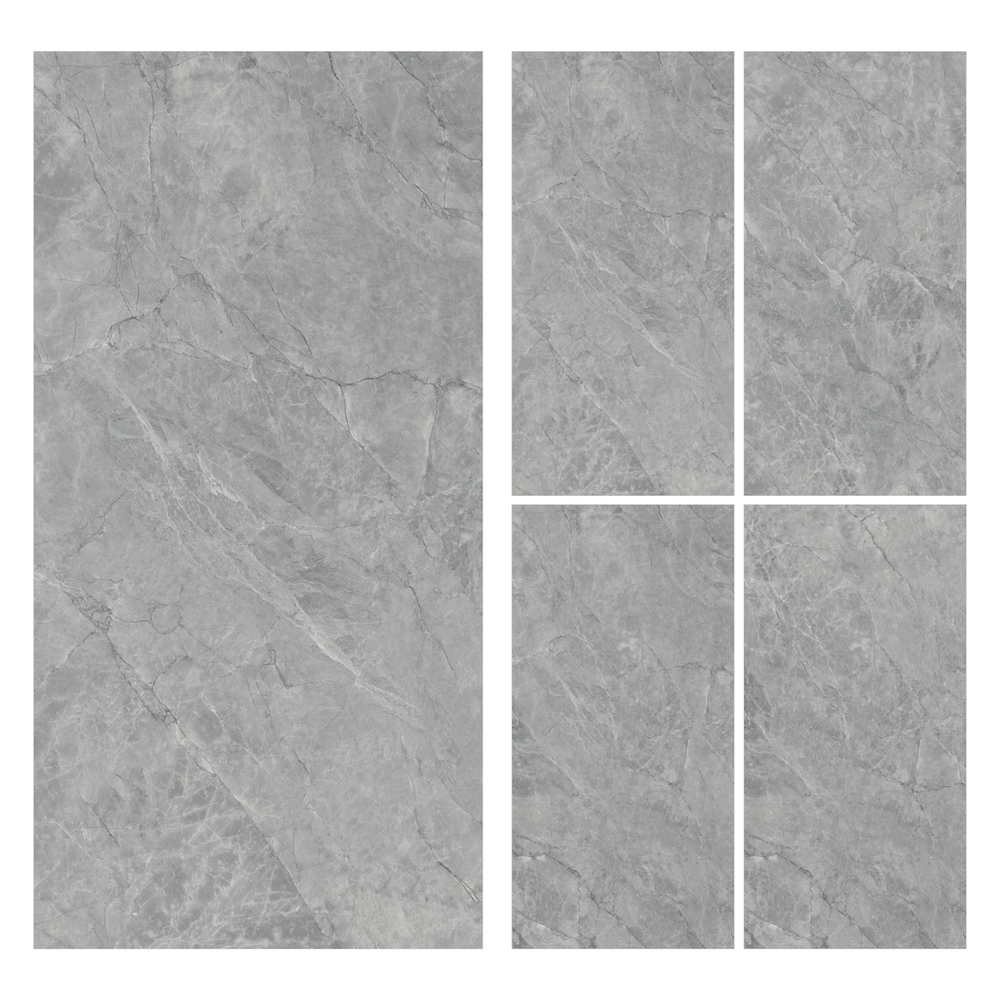 600X1200Mm Armonia Grey Dark Digital Vitrified Tiles - Feature: Acid-Resistant