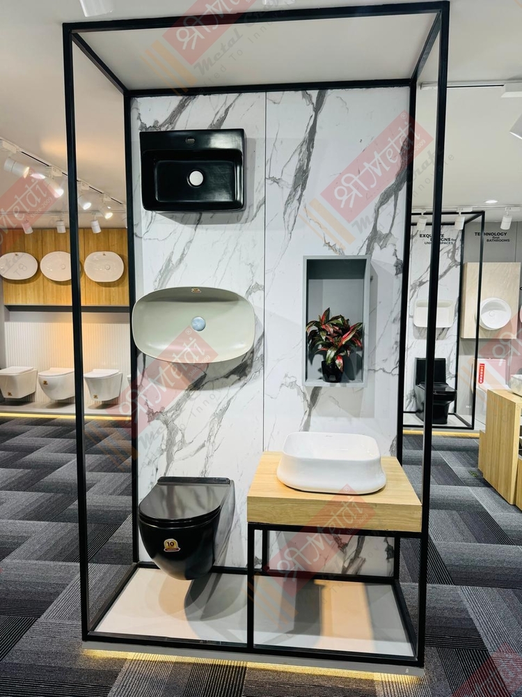 Sanitary Mockup Stand - Color: Black