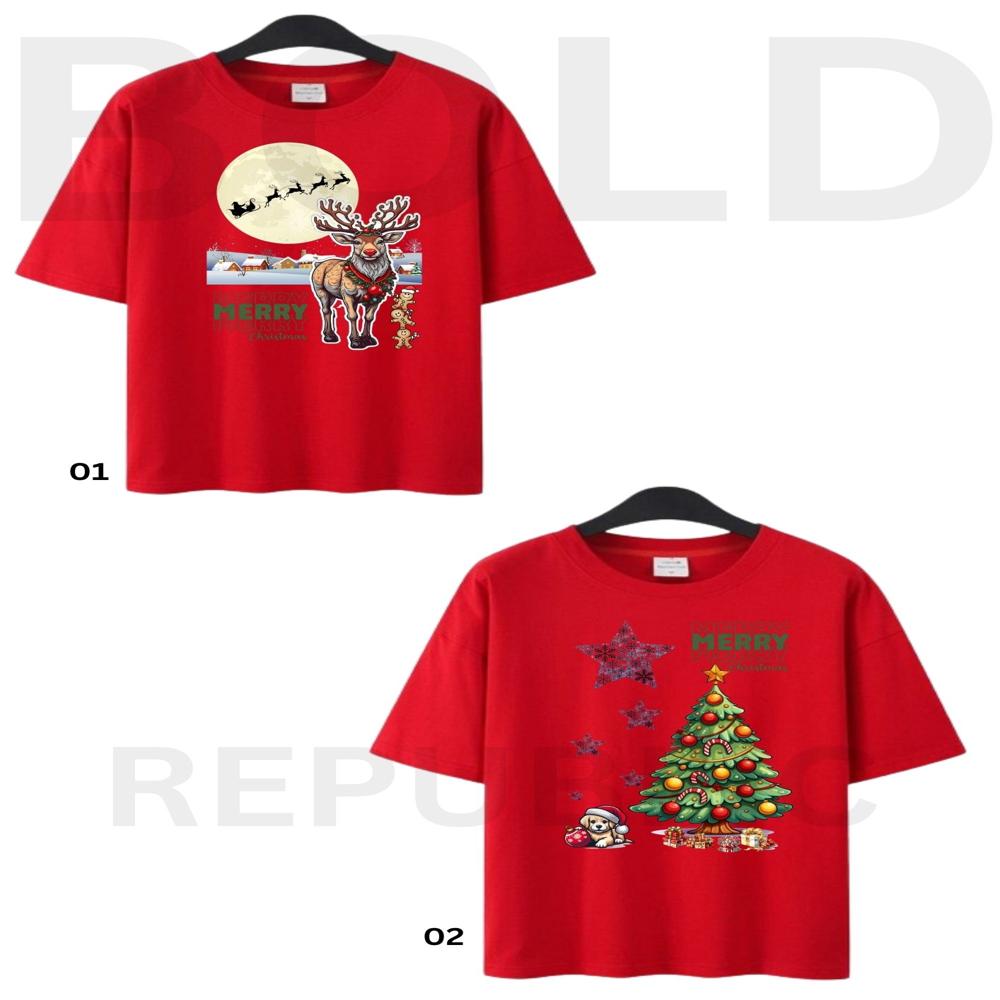 christmas round neck tshirts
