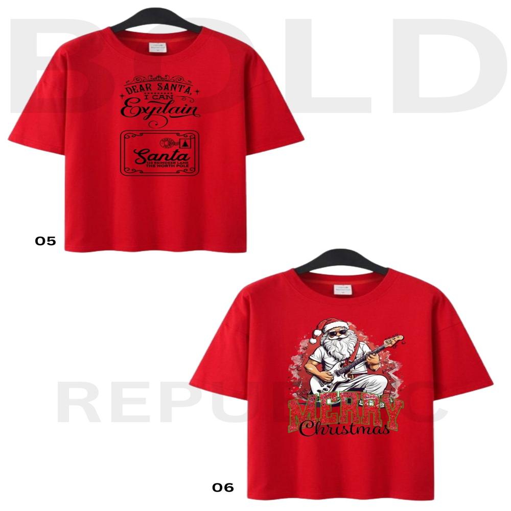 christmas round neck tshirts