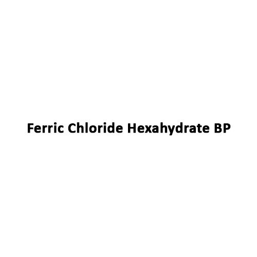 Ferric Chloride Hexahydrate Bp - Application: Industrial