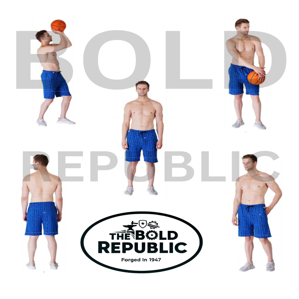 Mens Casual Printed Bermudas