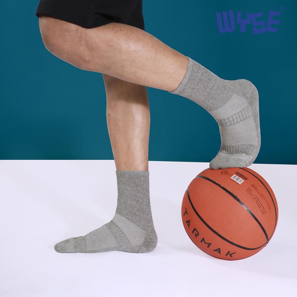 Wyse Terry Crew Bamboo Sock 1pc