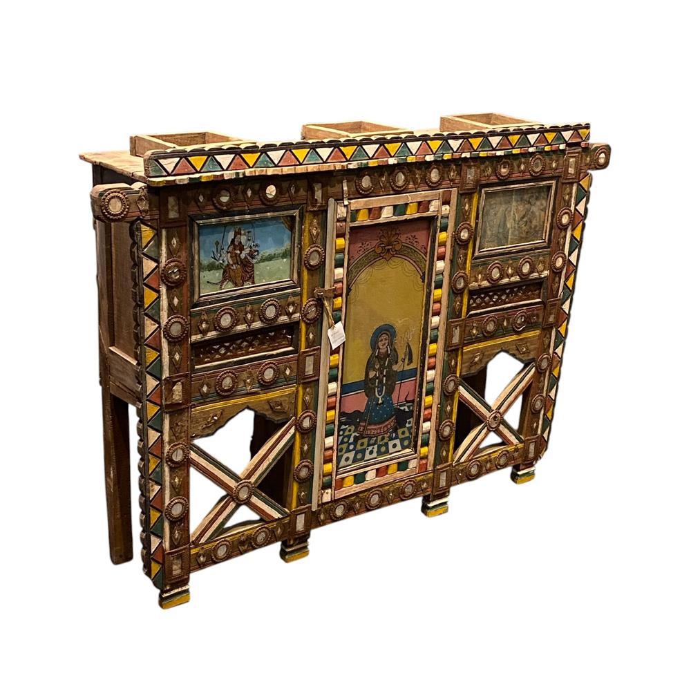 ANTIQUE WOODEN DAMCHIYAN