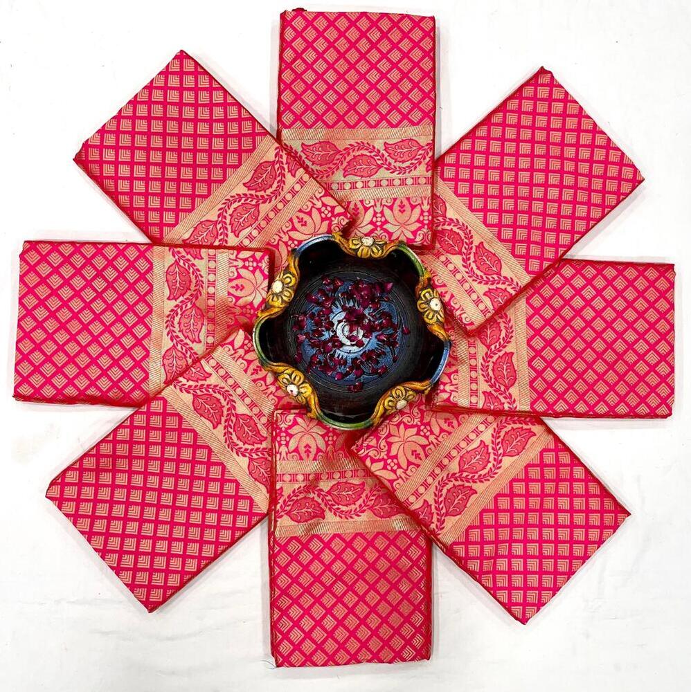 BEAUTIFUL LICHI SILK SAREE