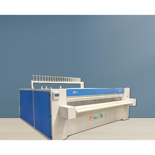 Cylinder Heated Drying Ironer - Color: White / Blue