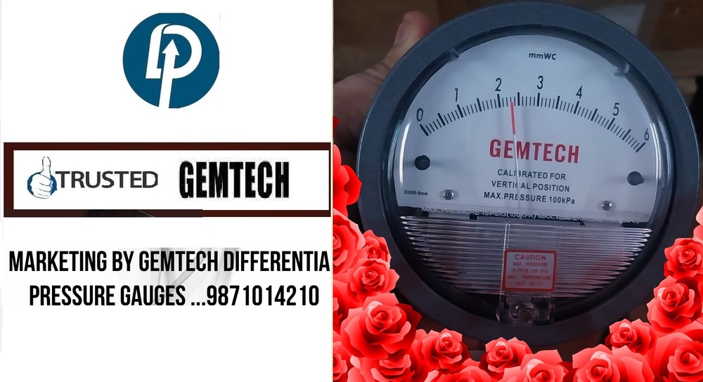 Wholesaler GEMTECH_Differential Pressure Gauge by Khatauli Uttar Pradesh