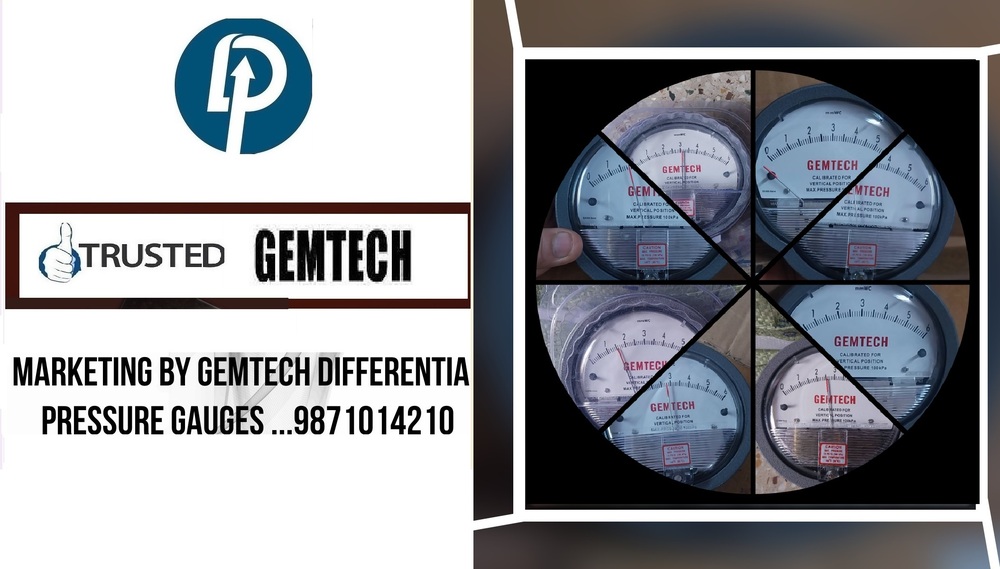 Wholesaler GEMTECH_Differential Pressure Gauge by Khatauli Uttar Pradesh