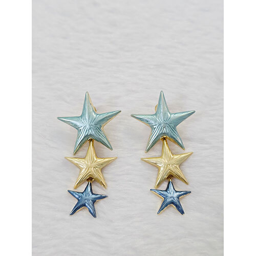 Western Earrings - Color: Multicolor