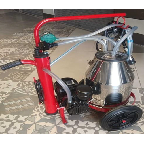 Trolley Milking Machine - Color: Red