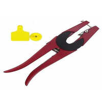 Animal Ear Tag Applicator - Color: Red