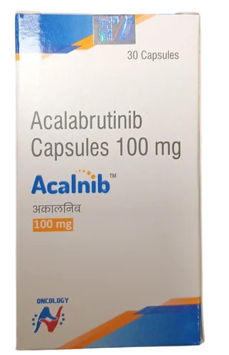100mg Acalabrutinib Capsules - 30 Count, Effective Targeted Therapy for Oral Use, Store in Dry Place, Follow Healthcare Provider Instructions