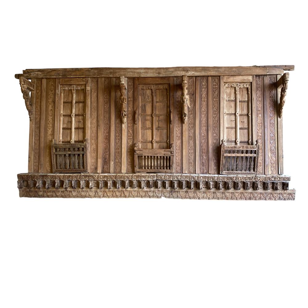 Heritage Wooden Balcony - Artwork: Crafted