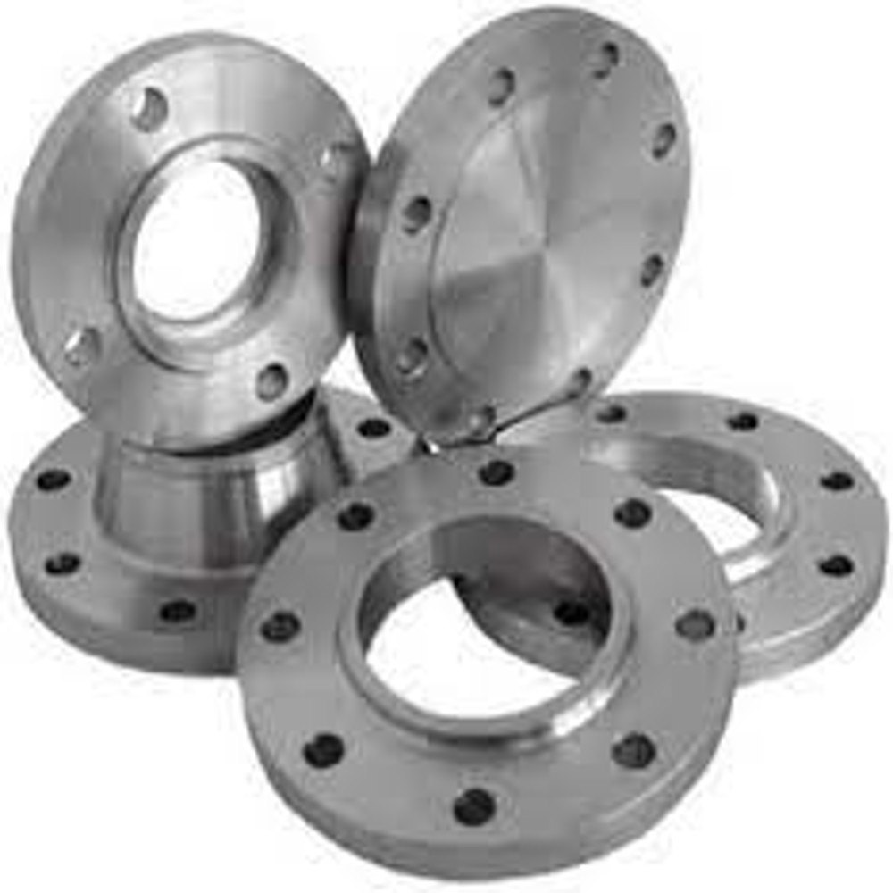 Titanium Gr 1 Flanges - Color: Silver