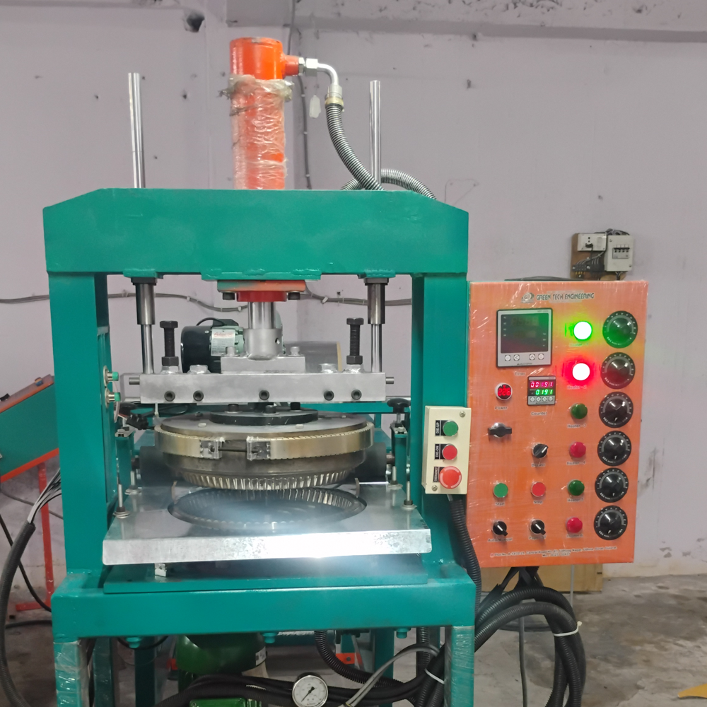 Automatic Hydraulic Thali Making Machine - Capacity: 6 Kg/hr
