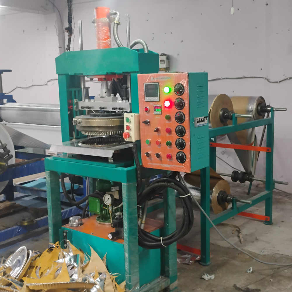 Automatic Hydraulic Thali Making Machine - Capacity: 6 Kg/hr