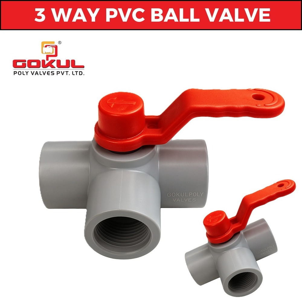 Gokul Polypropylene Pvc Solid Grey Ball Valves - Application: Water Application