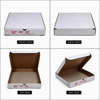 Duplex Paper Pizza Box - Coating Type: Customized