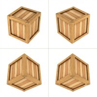 Brown Wooden Storage Box - Design Type: Customizable