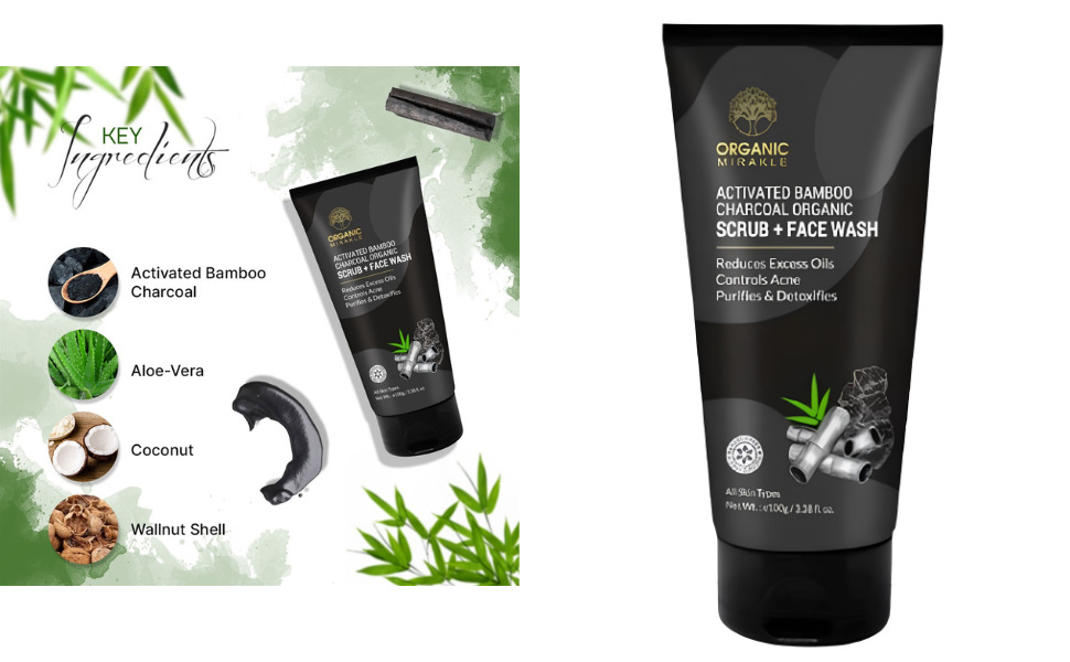 Organic Mirakle Charcoal Face Wash - Age Group: Adult