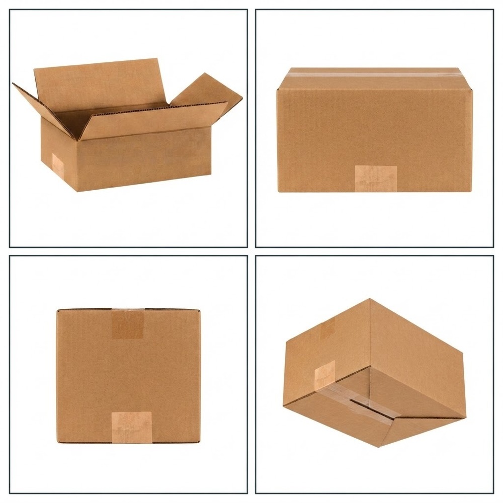 3 Ply Corrugated Carton Box - Color: Brown