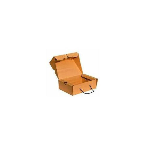 Brown Corrugated Shoes Rope Box