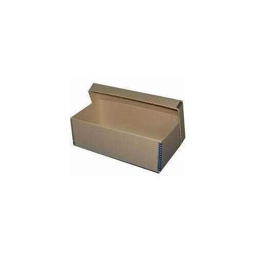 Matte Finish Corrugated Shoe Packaging Box - Color: Brown