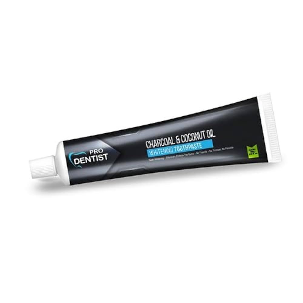 Pro Dentist Charcoal Coconut Oil Whitening Toothpaste - Brush Attributes: Soft On Gums