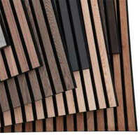 Wooden Acoustic Louvers - Color: Multicolor