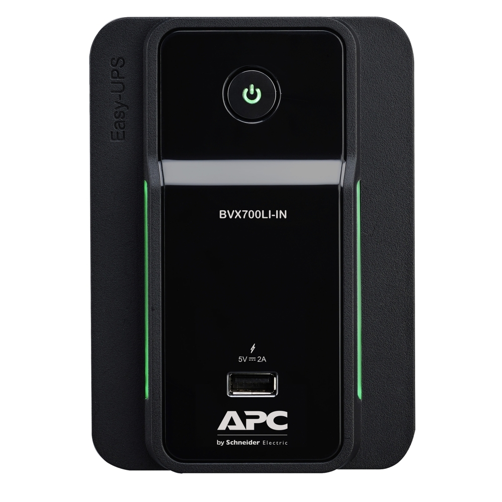 Apc Easy Ups Bvx 700Va, 230V, Avr, India Sockets - Color: Black